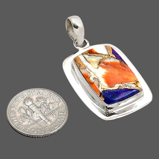 Spiny Oyster Turquoise Pendant P-1076 SDP158110