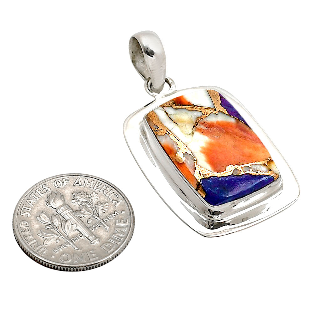 Spiny Oyster Turquoise Pendant P-1076 SDP158110