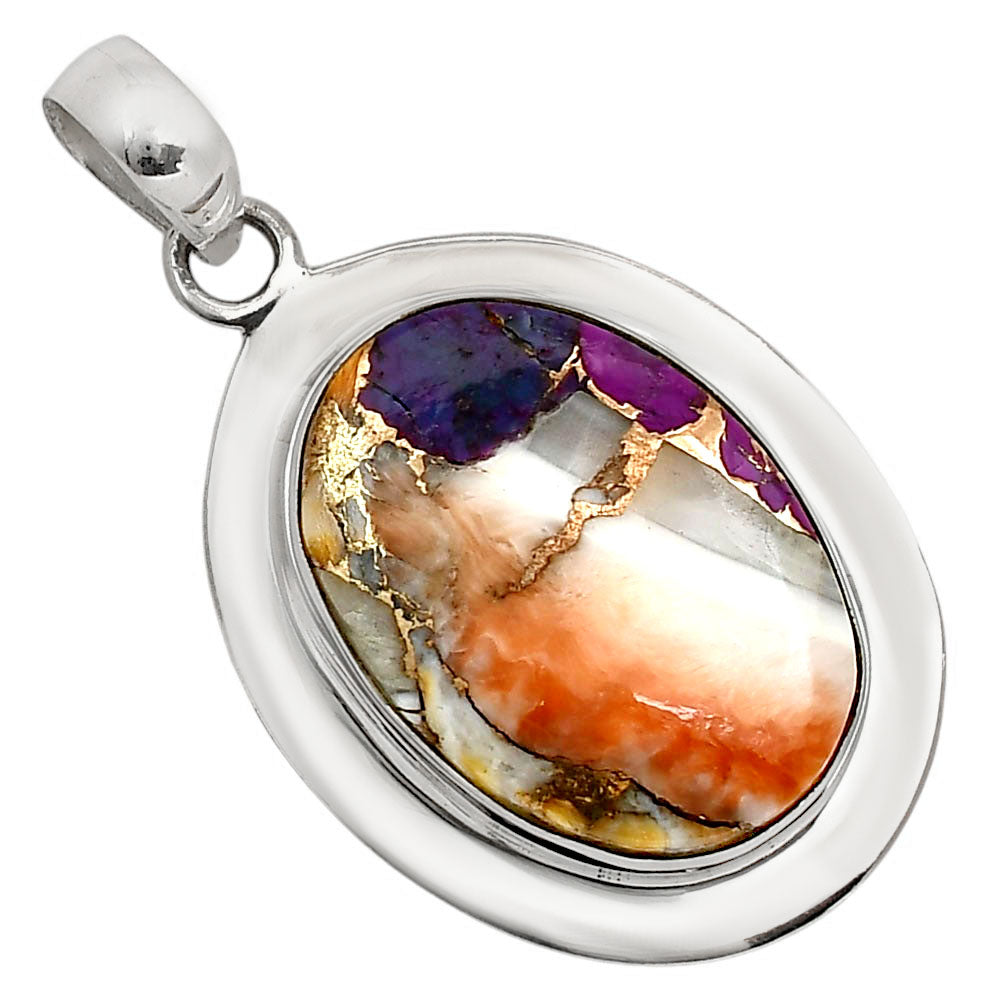 Spiny Oyster Turquoise Pendant P-1076 SDP158130