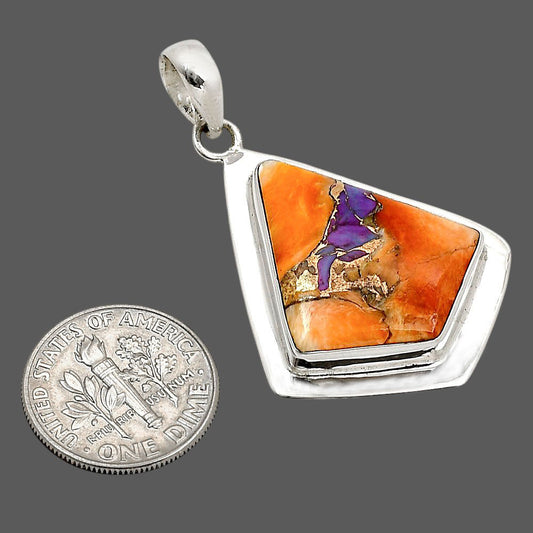 Spiny Oyster Turquoise Pendant P-1076 SDP158137