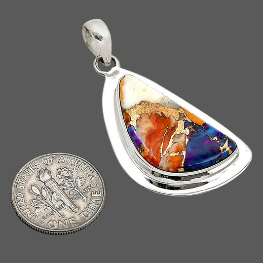 Spiny Oyster Turquoise Pendant P-1076 SDP158145