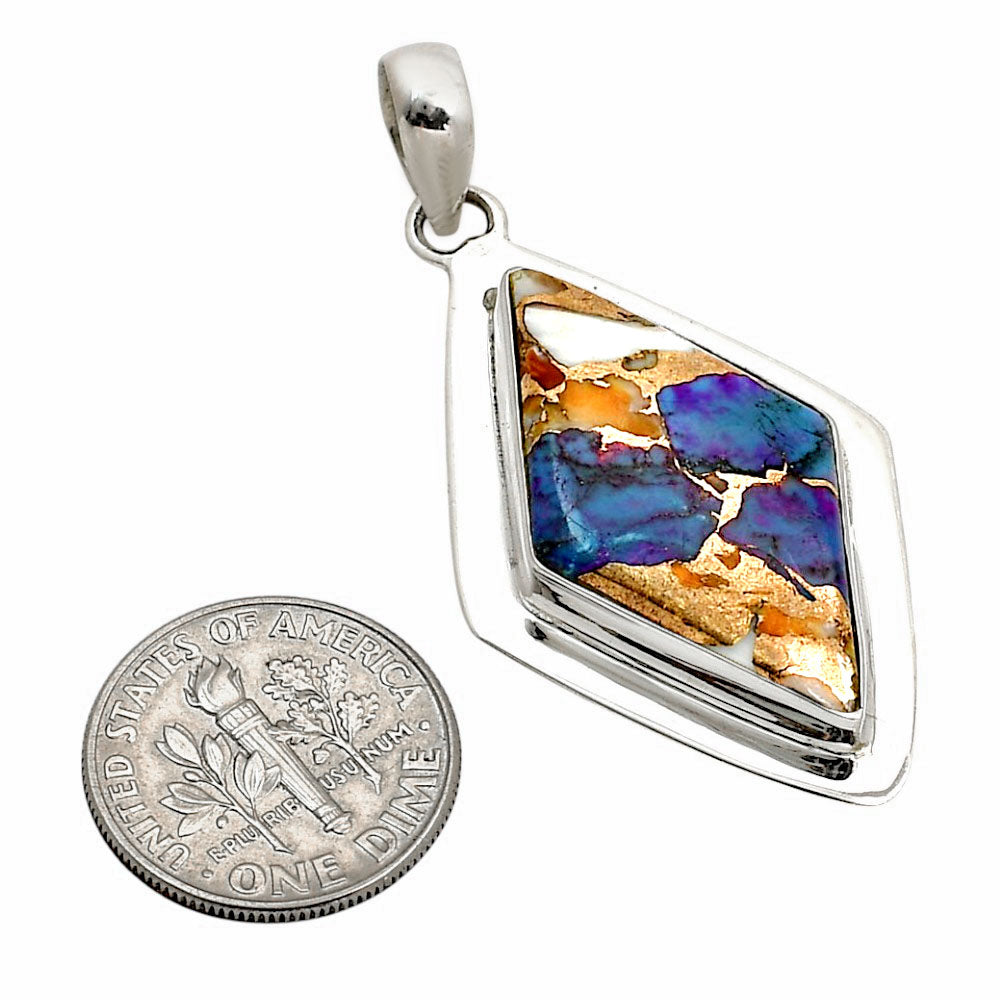 Spiny Oyster Turquoise Pendant P-1076 SDP158146