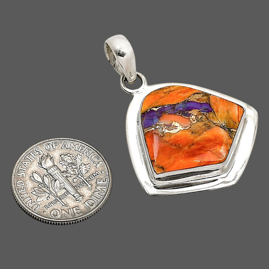 Spiny Oyster Turquoise Pendant P-1076 SDP158149