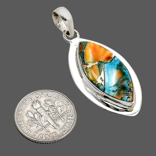 Spiny Oyster Turquoise Pendant P-1076 SDP158166
