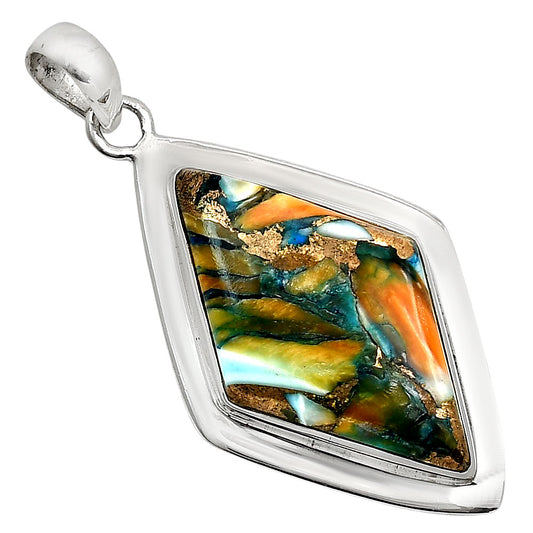 Spiny Oyster Turquoise Pendant P-1076 SDP158175