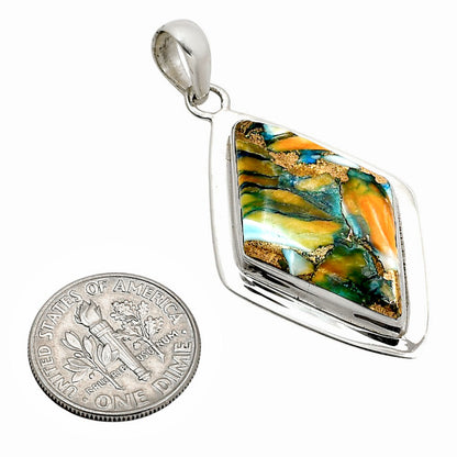 Spiny Oyster Turquoise Pendant P-1076 SDP158175
