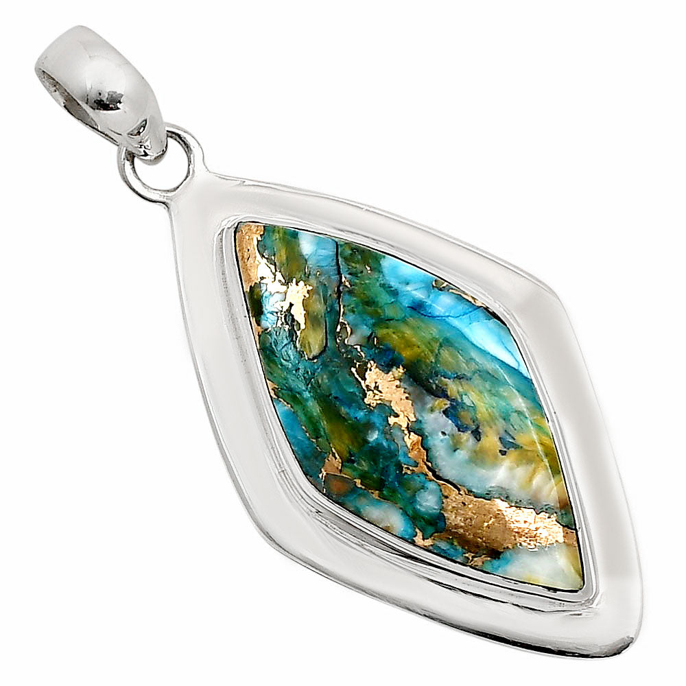 Spiny Oyster Turquoise Pendant P-1076 SDP158181