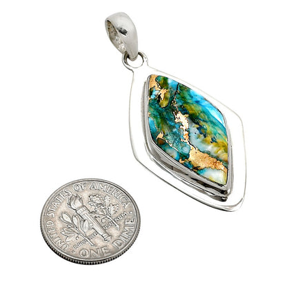 Spiny Oyster Turquoise Pendant P-1076 SDP158181