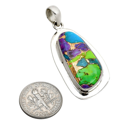 Multi Copper Turquoise Pendant P-1076 SDP158191