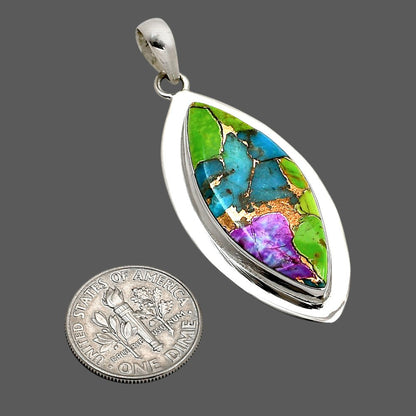 Multi Copper Turquoise Pendant P-1076 SDP158195