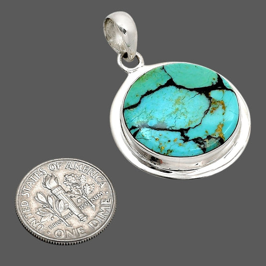 Lucky Charm Tibetan Turquoise Pendant P-1076 SDP158221