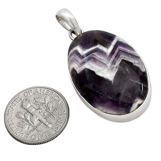 Chevron Amethyst Pendant P-1001 SDP158458
