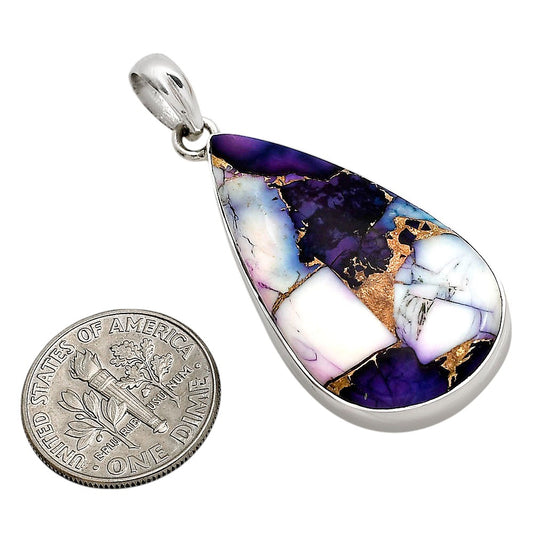 Spiny Oyster Turquoise Pendant P-1001 SDP158506