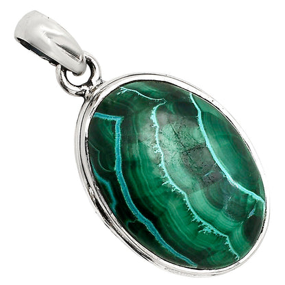 Azurite In Malachite Pendant P-1124 SDP158510