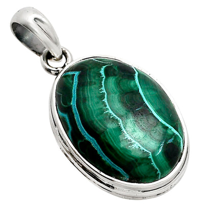 Azurite In Malachite Pendant P-1124 SDP158510