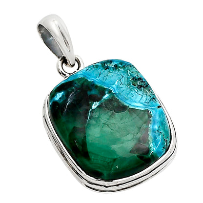 Azurite In Malachite Pendant P-1124 SDP158573