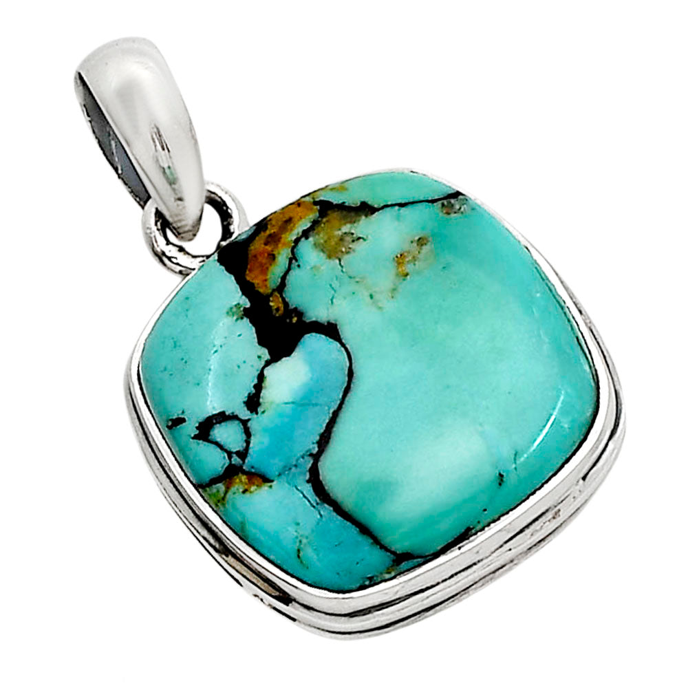 Lucky Charm Tibetan Turquoise Pendant P-1124 SDP158579