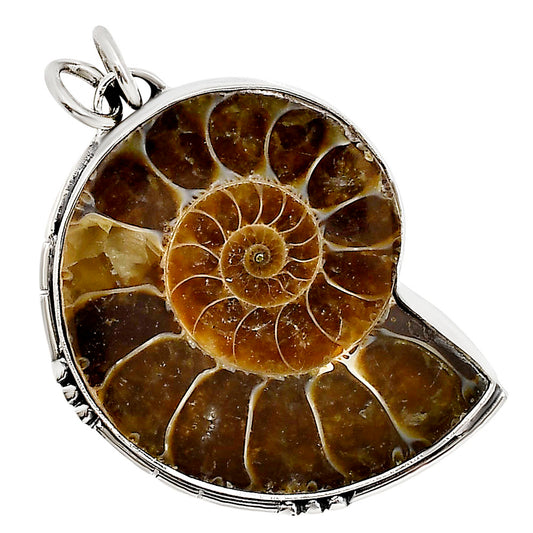 Fossil Ammonite Pendant P-1736 SDP158651