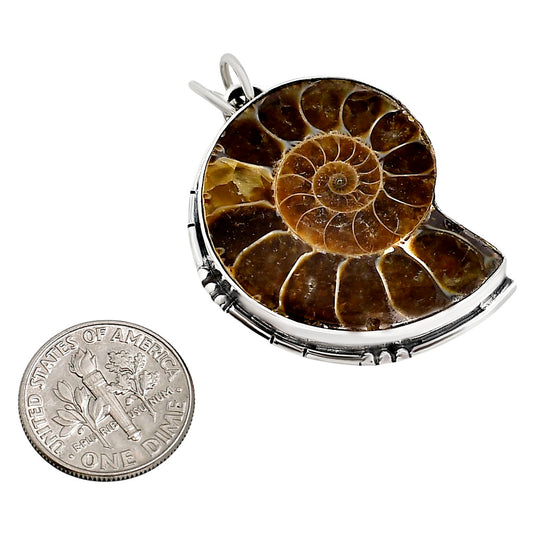 Fossil Ammonite Pendant P-1736 SDP158651