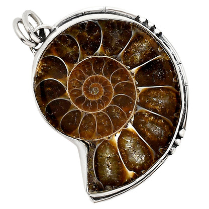 Fossil Ammonite Pendant P-1736 SDP158654