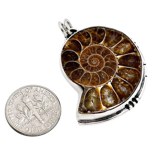 Fossil Ammonite Pendant P-1736 SDP158654