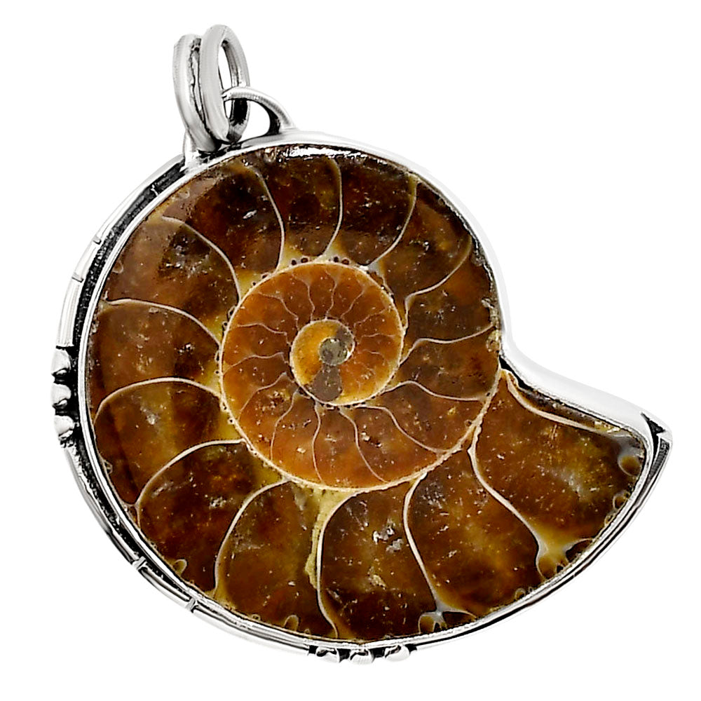 Fossil Ammonite Pendant P-1736 SDP158655