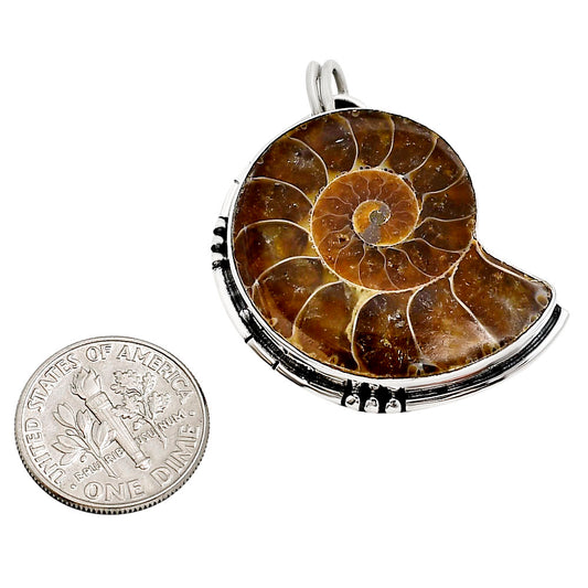 Fossil Ammonite Pendant P-1736 SDP158655