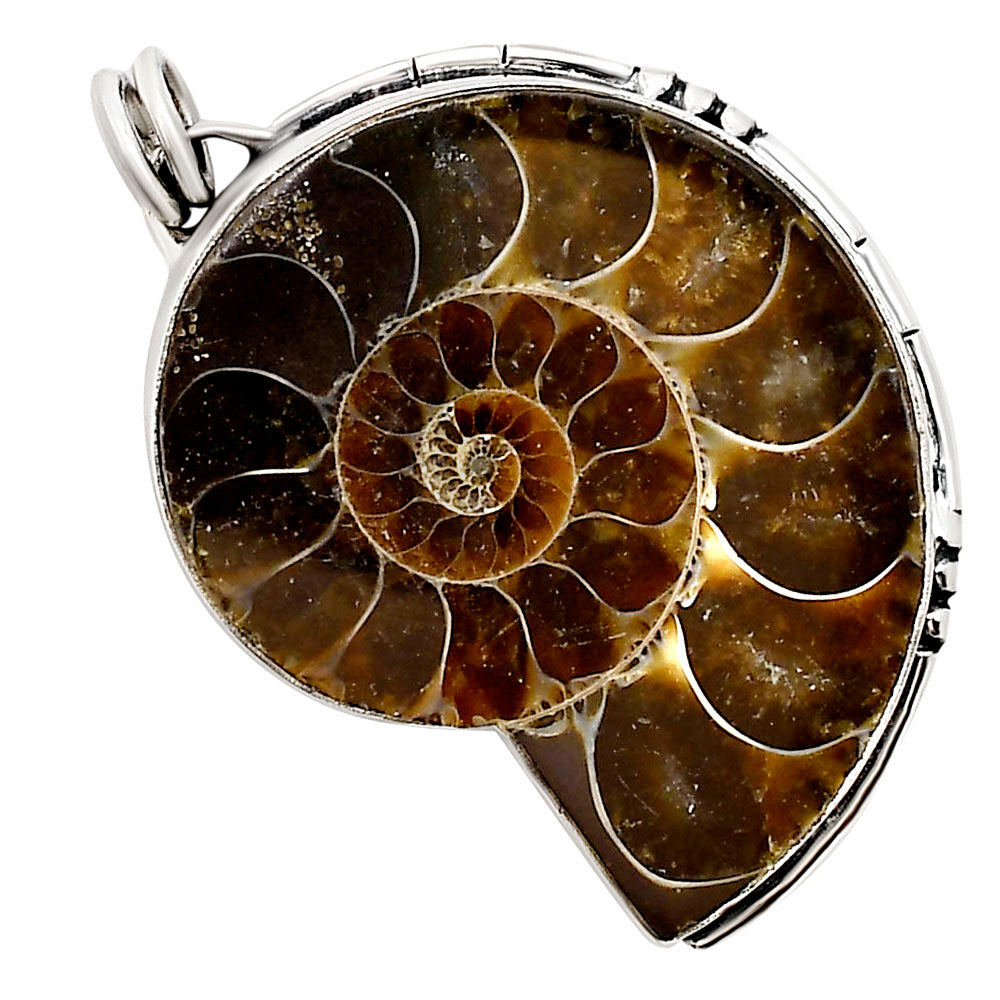 Fossil Ammonite Pendant P-1736 SDP158656