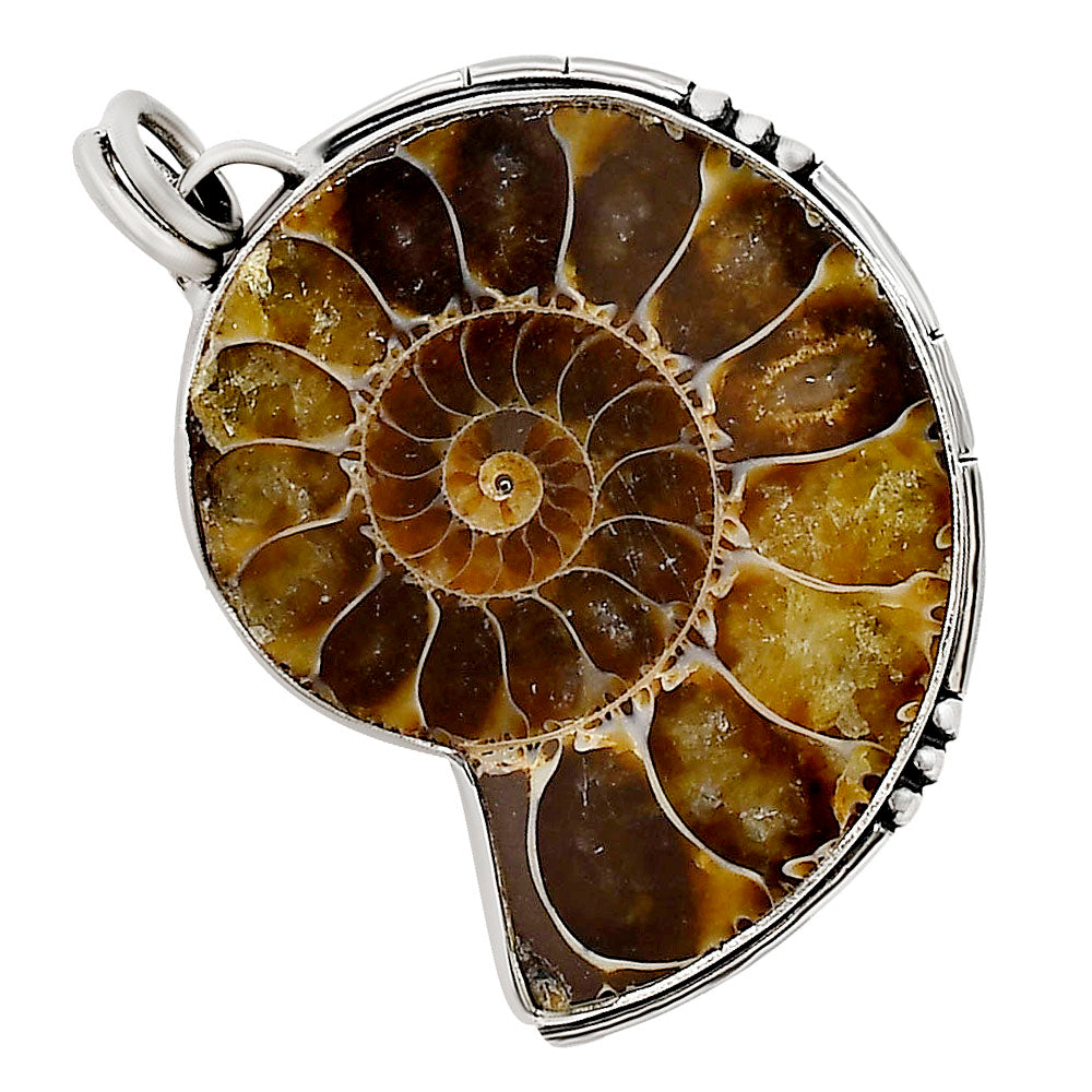 Fossil Ammonite Pendant P-1736 SDP158657