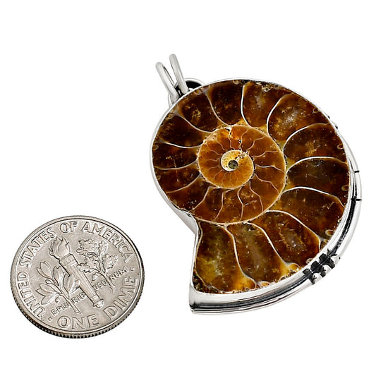 Fossil Ammonite Pendant P-1736 SDP158658