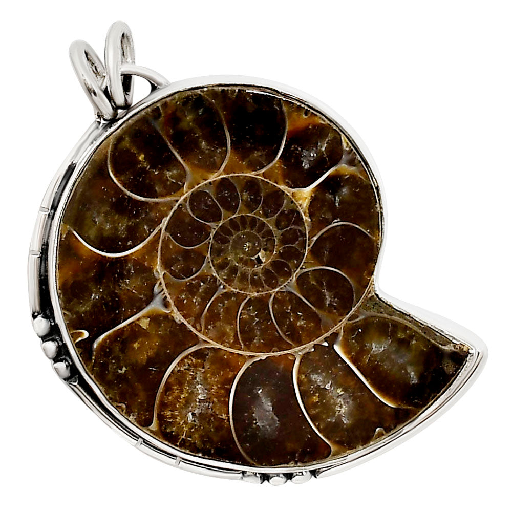 Fossil Ammonite Pendant P-1736 SDP158662