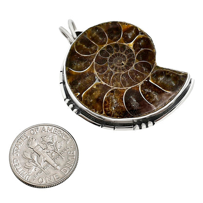 Fossil Ammonite Pendant P-1736 SDP158662