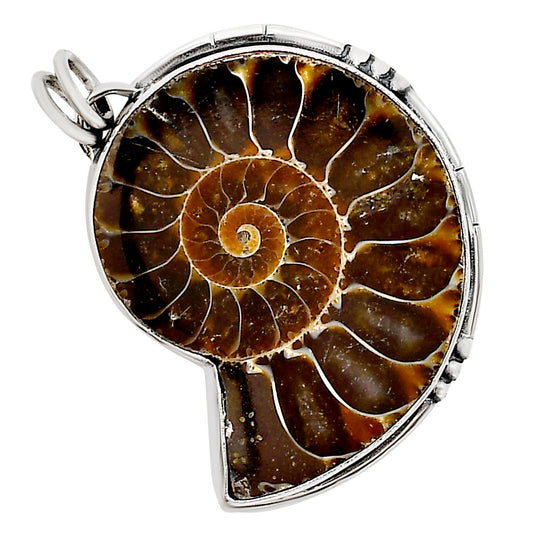 Fossil Ammonite Pendant P-1736 SDP158663
