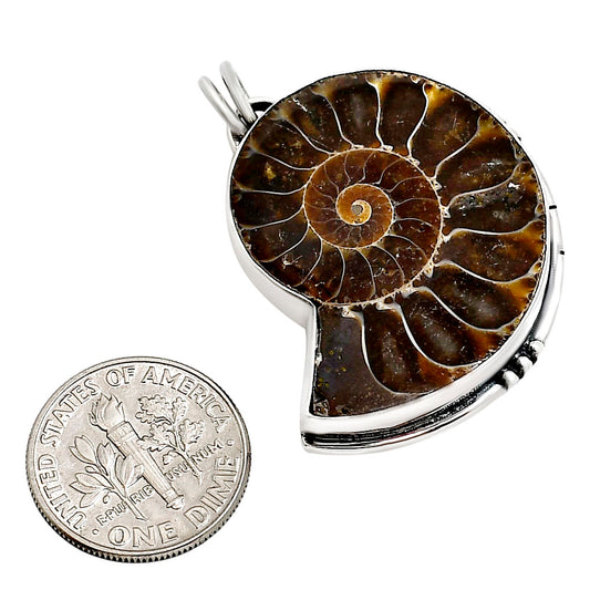 Fossil Ammonite Pendant P-1736 SDP158663