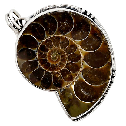 Fossil Ammonite Pendant P-1736 SDP158665