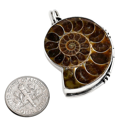 Fossil Ammonite Pendant P-1736 SDP158665
