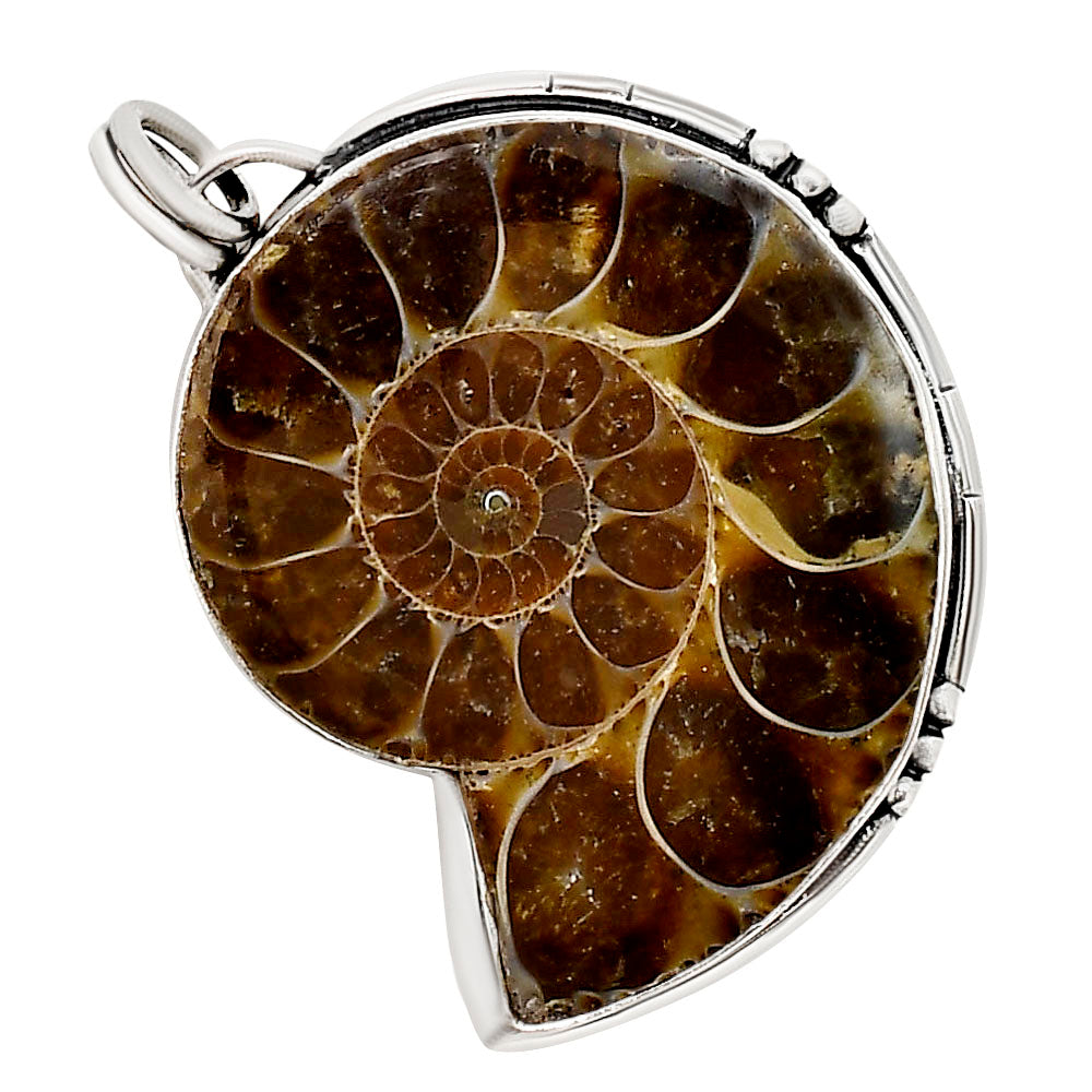 Fossil Ammonite Pendant P-1736 SDP158666