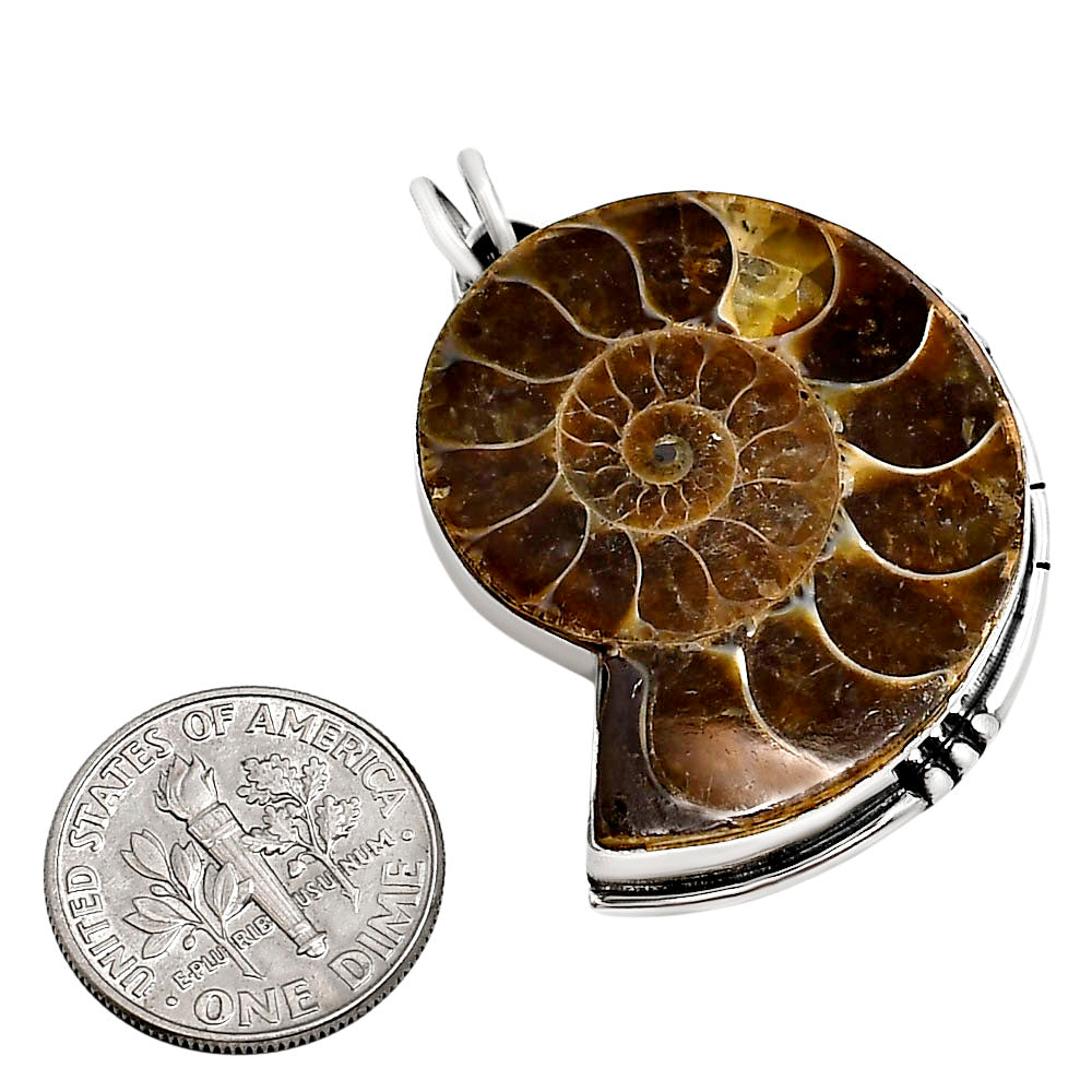 Fossil Ammonite Pendant P-1736 SDP158667