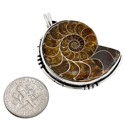 Fossil Ammonite Pendant P-1736 SDP158669