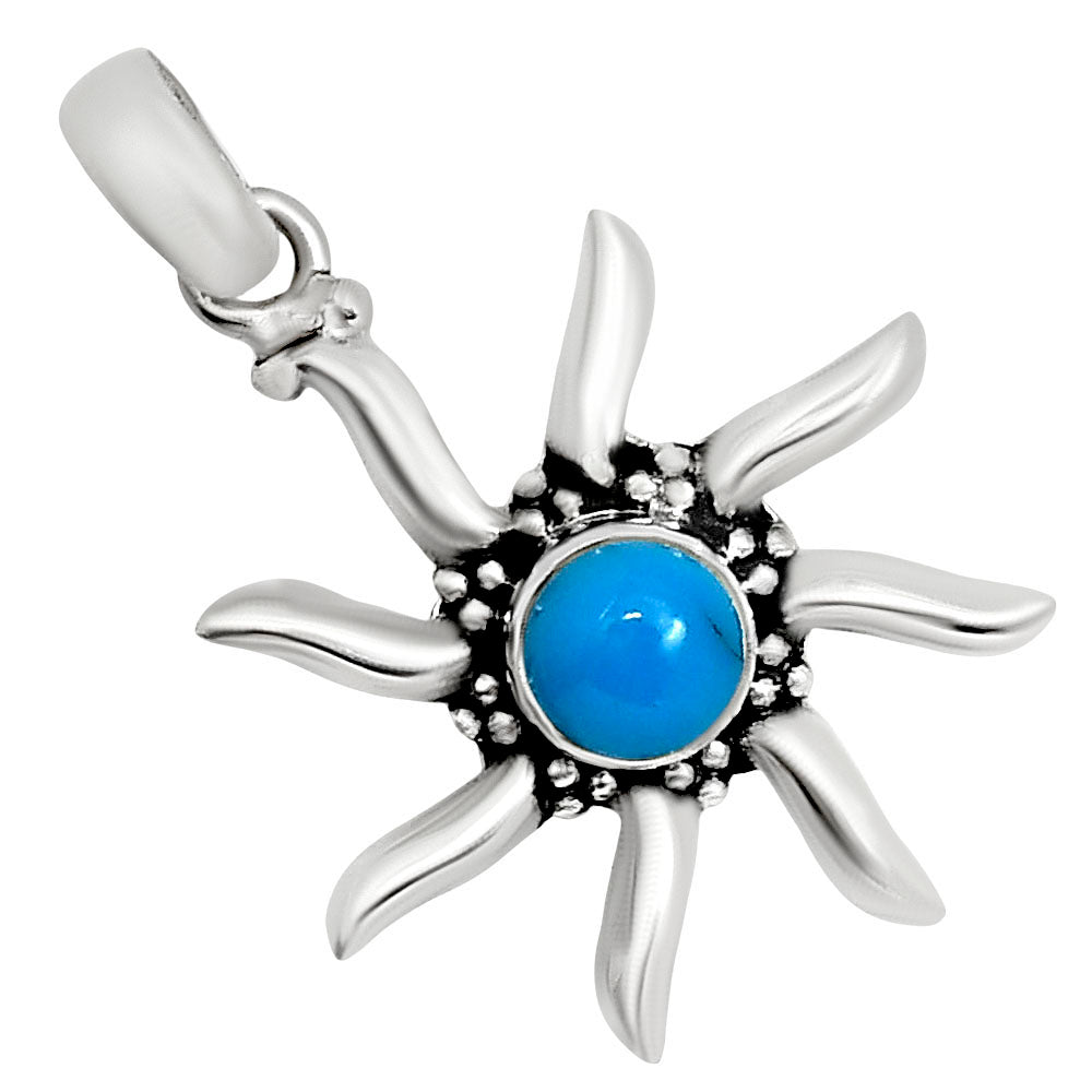 Sun - Sleeping Beauty Turquoise Pendant P-1263 SDP158673