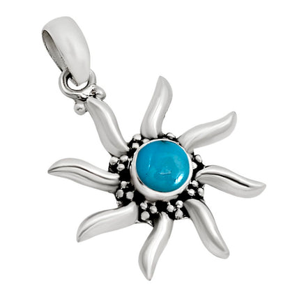 Sun - Sleeping Beauty Turquoise Pendant P-1263 SDP158678
