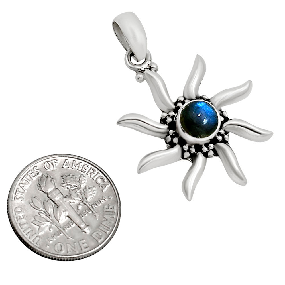 Sun - Blue Labradorite Pendant P-1263 SDP158705
