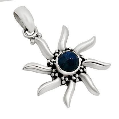 Sun - Blue Labradorite Checker Pendant P-1263 SDP158746