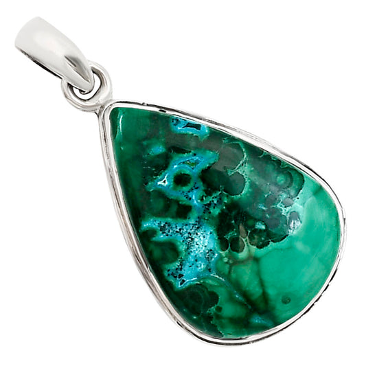 Azurite In Malachite Pendant P-1124 SDP158750