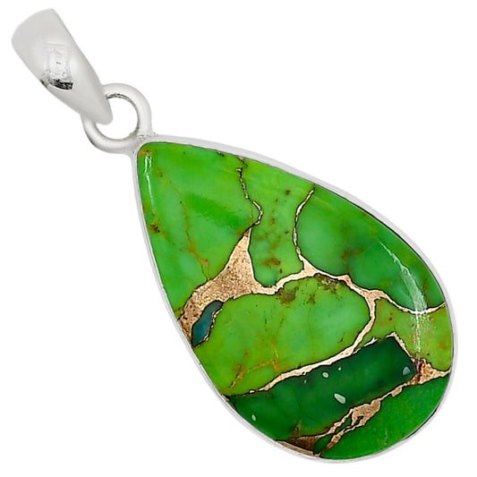 Copper Green Turquoise Pendant P-1001 SDP158803
