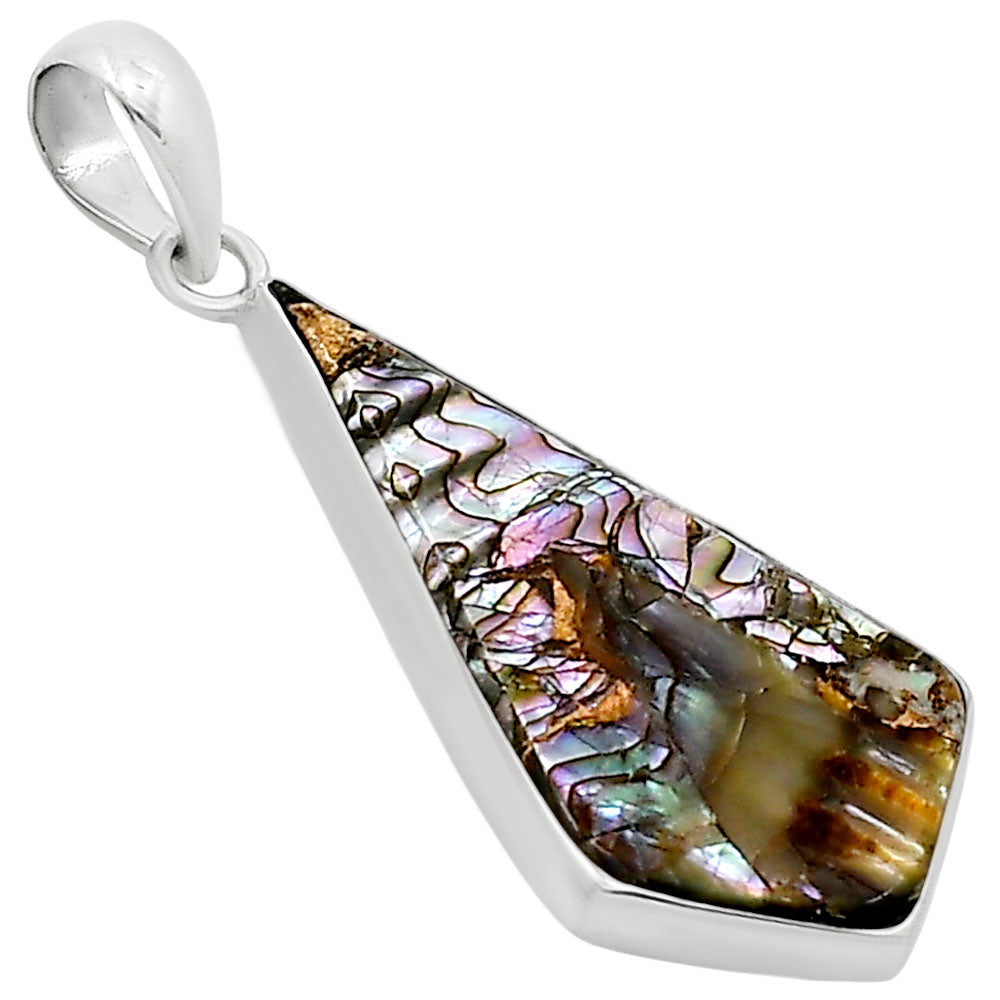 Copper Abalone Shell Pendant P-1001 SDP158814