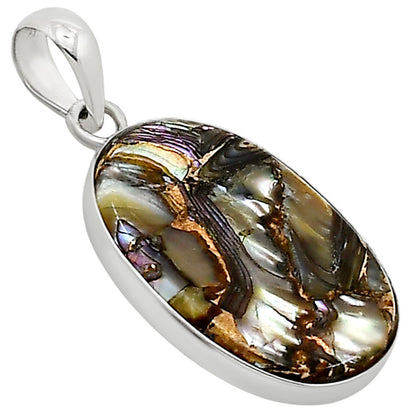 Copper Abalone Shell Pendant P-1001 SDP158819