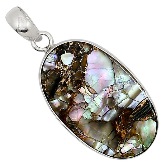 Copper Abalone Shell Pendant P-1001 SDP158820