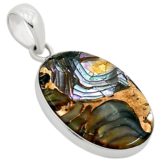 Copper Abalone Shell Pendant P-1001 SDP158821