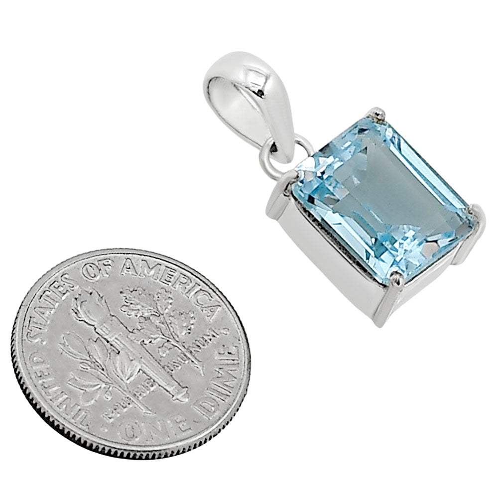 Sky Blue Topaz Pendant P-1013 SDP158851